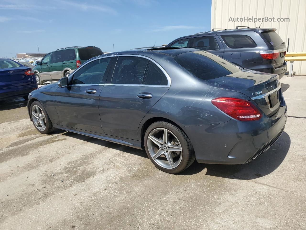 2015 Mercedes-benz C 300 4matic Black vin: 55SWF4KB5FU042445