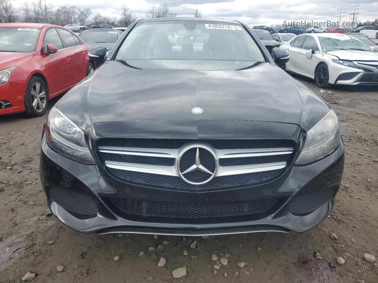 2015 Mercedes-benz C 300 4matic Черный vin: 55SWF4KB5FU079916