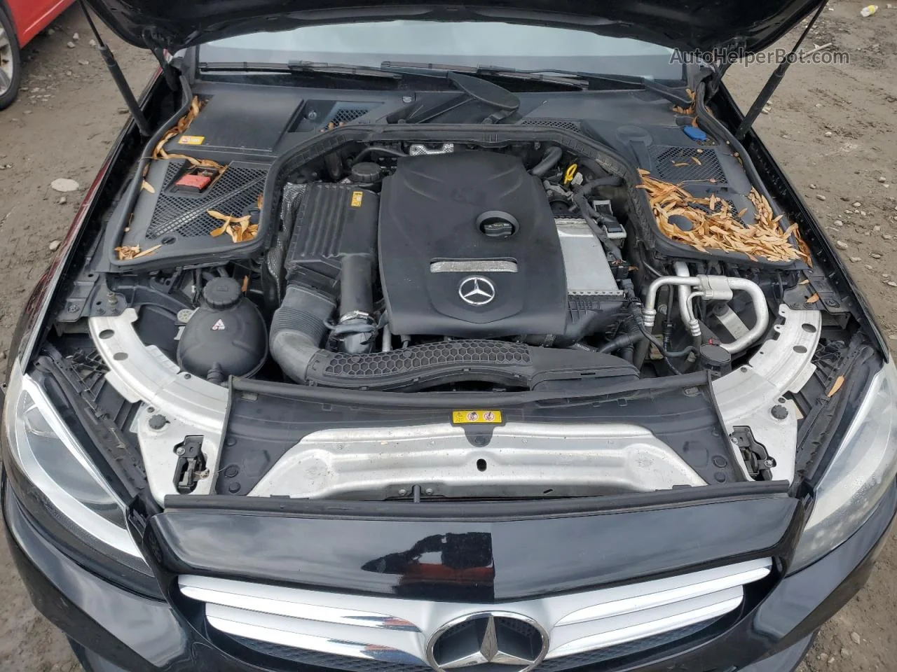2015 Mercedes-benz C 300 4matic Черный vin: 55SWF4KB5FU079916