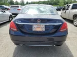 2015 Mercedes-benz C 300 4matic Blue vin: 55SWF4KB6FU004738