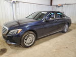 2015 Mercedes-benz C 300 4matic Синий vin: 55SWF4KB6FU011799