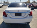 2015 Mercedes-benz C 300 4matic White vin: 55SWF4KB6FU036315