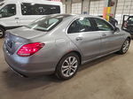 2015 Mercedes-benz C 300 4matic Silver vin: 55SWF4KB6FU080511