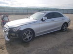 2015 Mercedes-benz C 300 4matic Серебряный vin: 55SWF4KB6FU089127