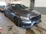 2015 Mercedes-benz C 300 4matic Gray vin: 55SWF4KB8FU014638