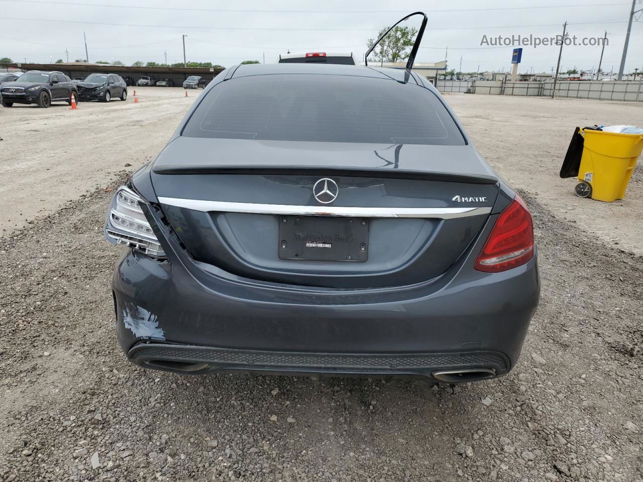 2015 Mercedes-benz C 300 4matic Black vin: 55SWF4KB8FU021511