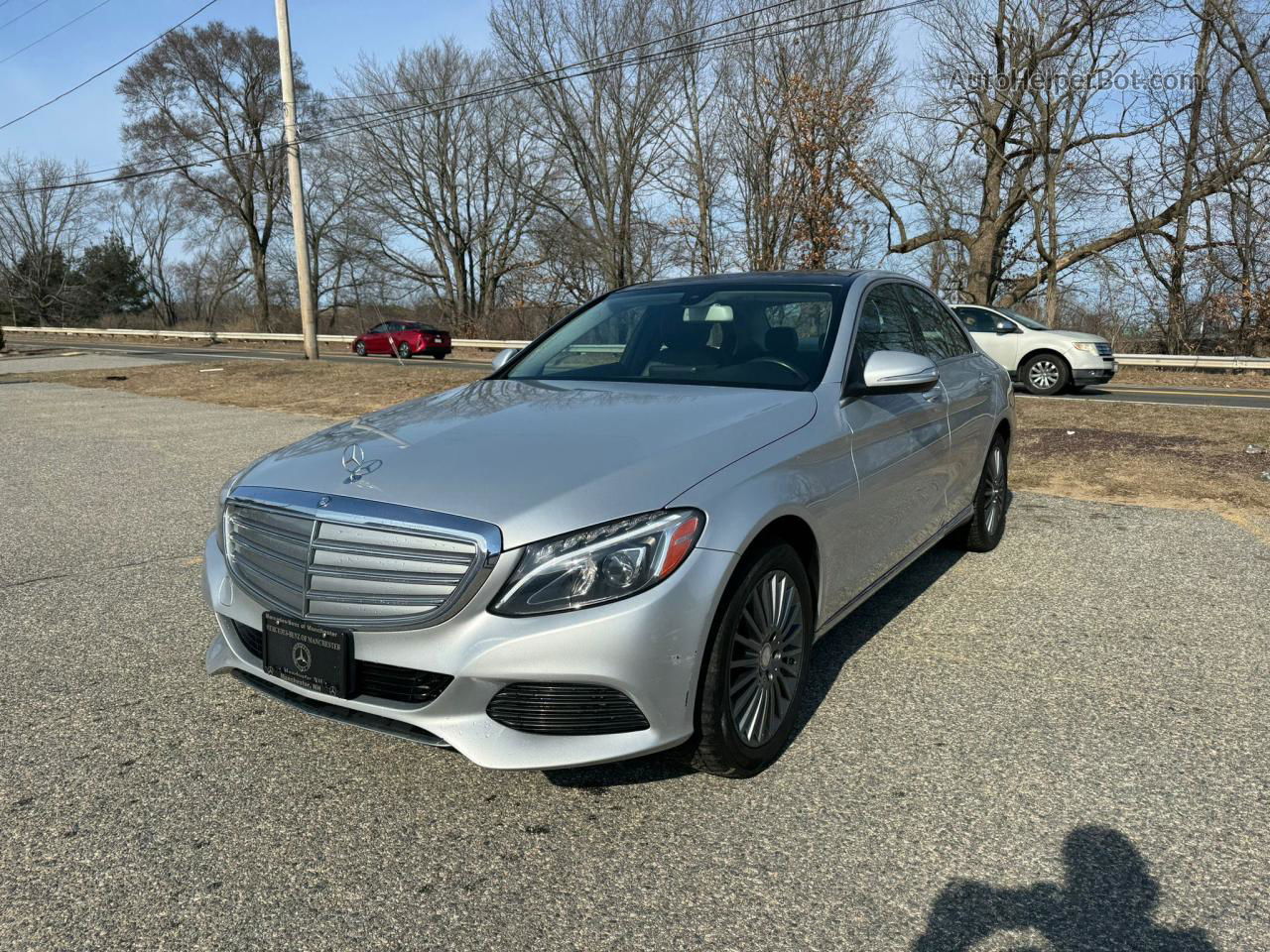 2015 Mercedes-benz C 300 4matic Gray vin: 55SWF4KB8FU025431