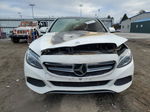 2015 Mercedes-benz C 300 4matic White vin: 55SWF4KB8FU027681