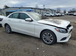 2015 Mercedes-benz C 300 4matic White vin: 55SWF4KB8FU027681