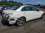 2015 Mercedes-benz C 300 4matic White vin: 55SWF4KB8FU039409