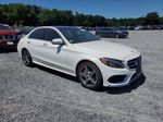 2015 Mercedes-benz C 300 4matic White vin: 55SWF4KB8FU064049