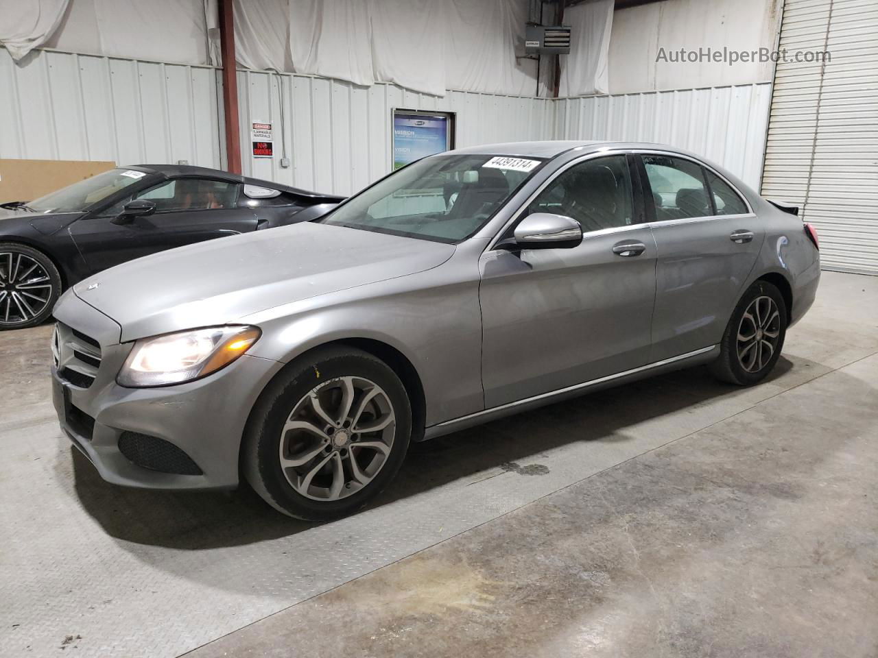 2015 Mercedes-benz C 300 4matic Silver vin: 55SWF4KB8FU091297