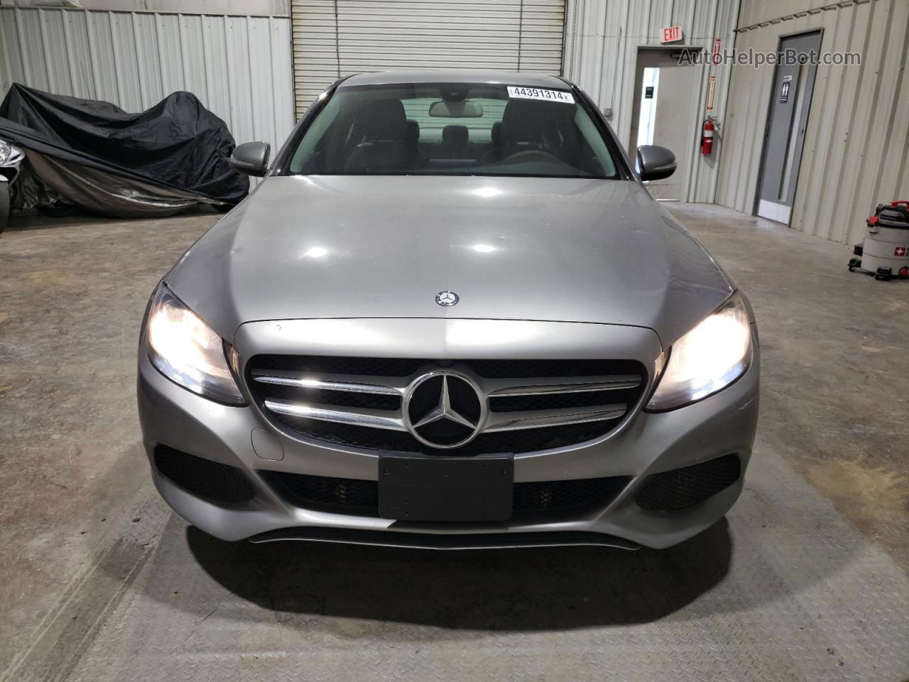 2015 Mercedes-benz C 300 4matic Silver vin: 55SWF4KB8FU091297