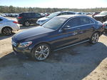 2015 Mercedes-benz C 300 4matic Синий vin: 55SWF4KB8FU096581