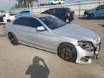 2015 Mercedes-benz C 300 4matic Silver vin: 55SWF4KB9FU009948