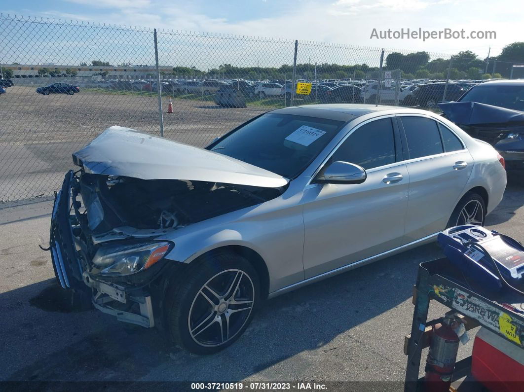 2015 Mercedes-benz C-class C 300 Silver vin: 55SWF4KB9FU018018