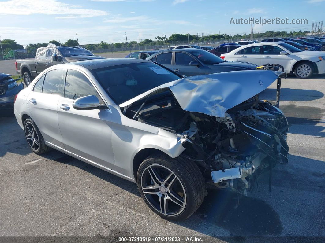 2015 Mercedes-benz C-class C 300 Silver vin: 55SWF4KB9FU018018