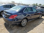 2015 Mercedes-benz C 300 4matic Blue vin: 55SWF4KB9FU026247