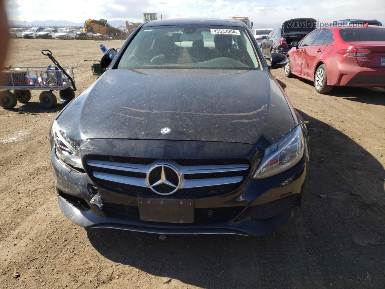 2015 Mercedes-benz C 300 4matic Blue vin: 55SWF4KB9FU033988