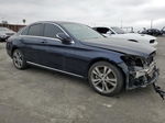 2015 Mercedes-benz C 300 4matic Blue vin: 55SWF4KB9FU034106