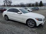 2015 Mercedes-benz C 300 4matic Белый vin: 55SWF4KBXFU005035