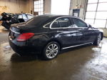 2015 Mercedes-benz C 300 4matic Black vin: 55SWF4KBXFU012387