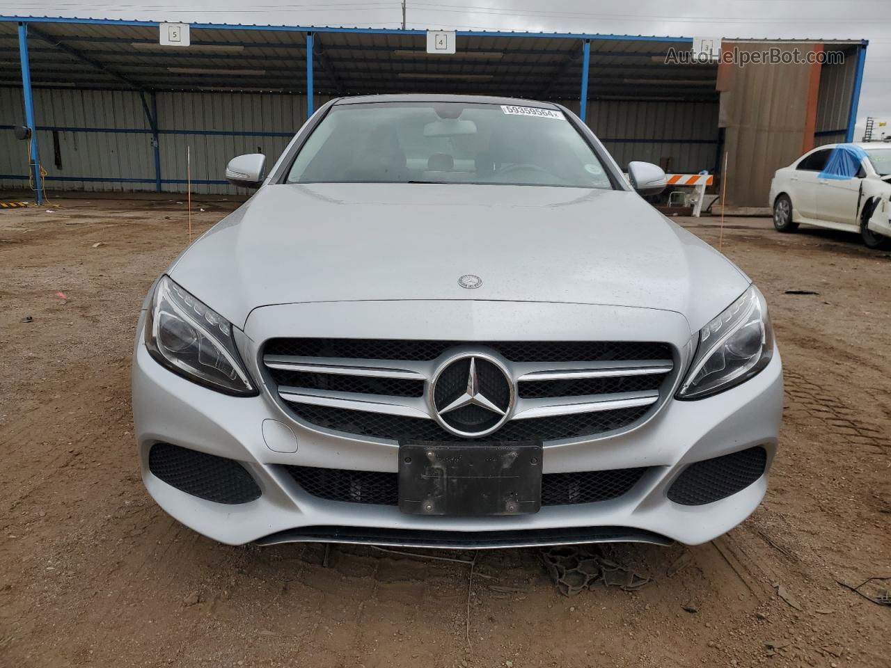 2015 Mercedes-benz C 300 4matic Silver vin: 55SWF4KBXFU016830