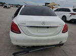 2015 Mercedes-benz C 300 4matic White vin: 55SWF4KBXFU035359