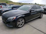 2015 Mercedes-benz C 300 4matic Black vin: 55SWF4KBXFU039024