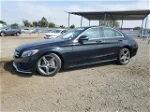 2015 Mercedes-benz C 300 4matic Черный vin: 55SWF4KBXFU040657