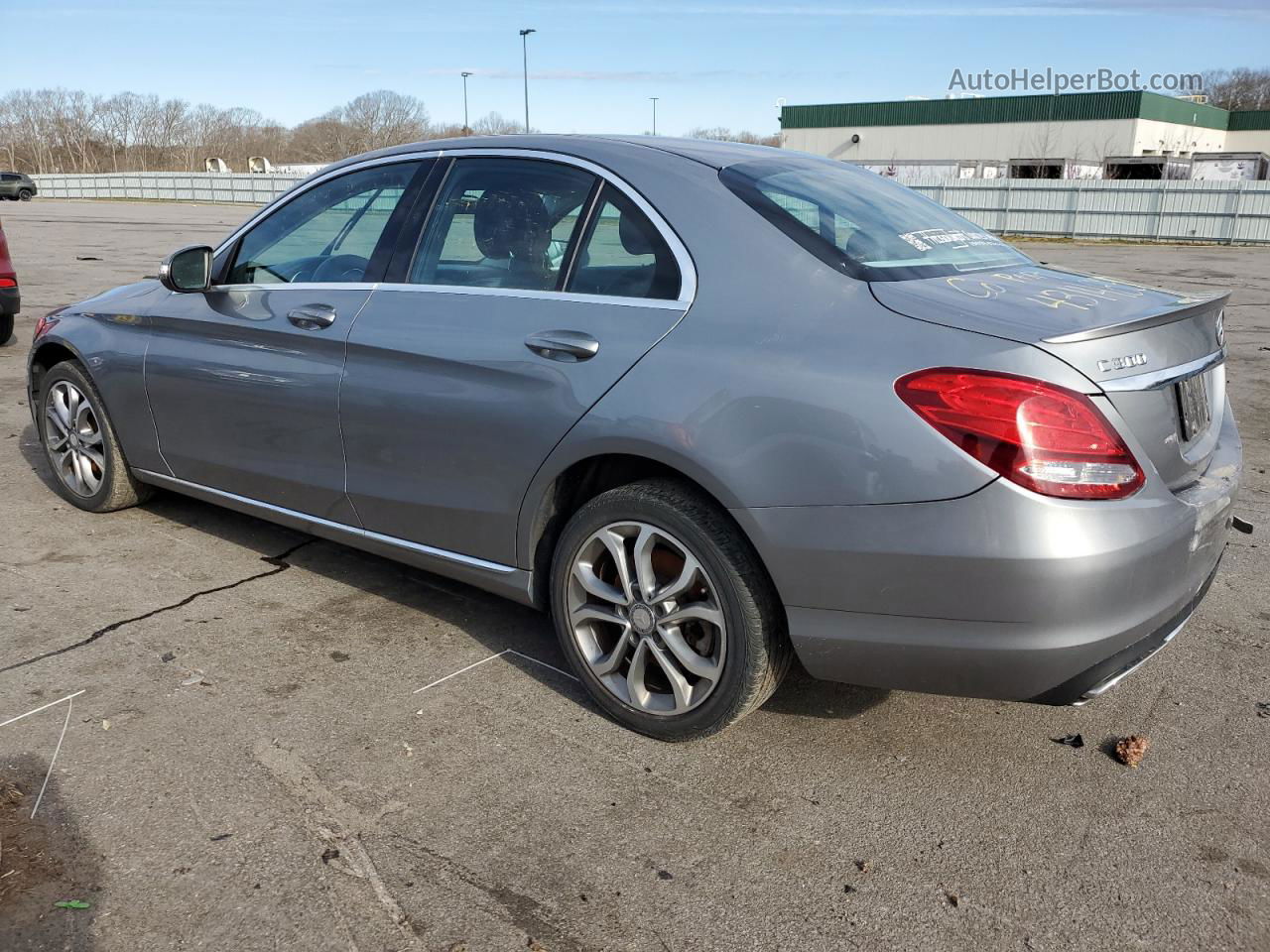 2015 Mercedes-benz C 300 4matic Silver vin: 55SWF4KBXFU059869