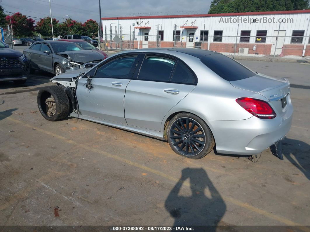 2019 Mercedes-benz C-class Amg C 43 Silver vin: 55SWF6EB0KU314031