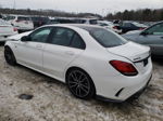 2019 Mercedes-benz C 43 Amg White vin: 55SWF6EB1KU292671