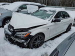 2019 Mercedes-benz C 43 Amg White vin: 55SWF6EB1KU292671