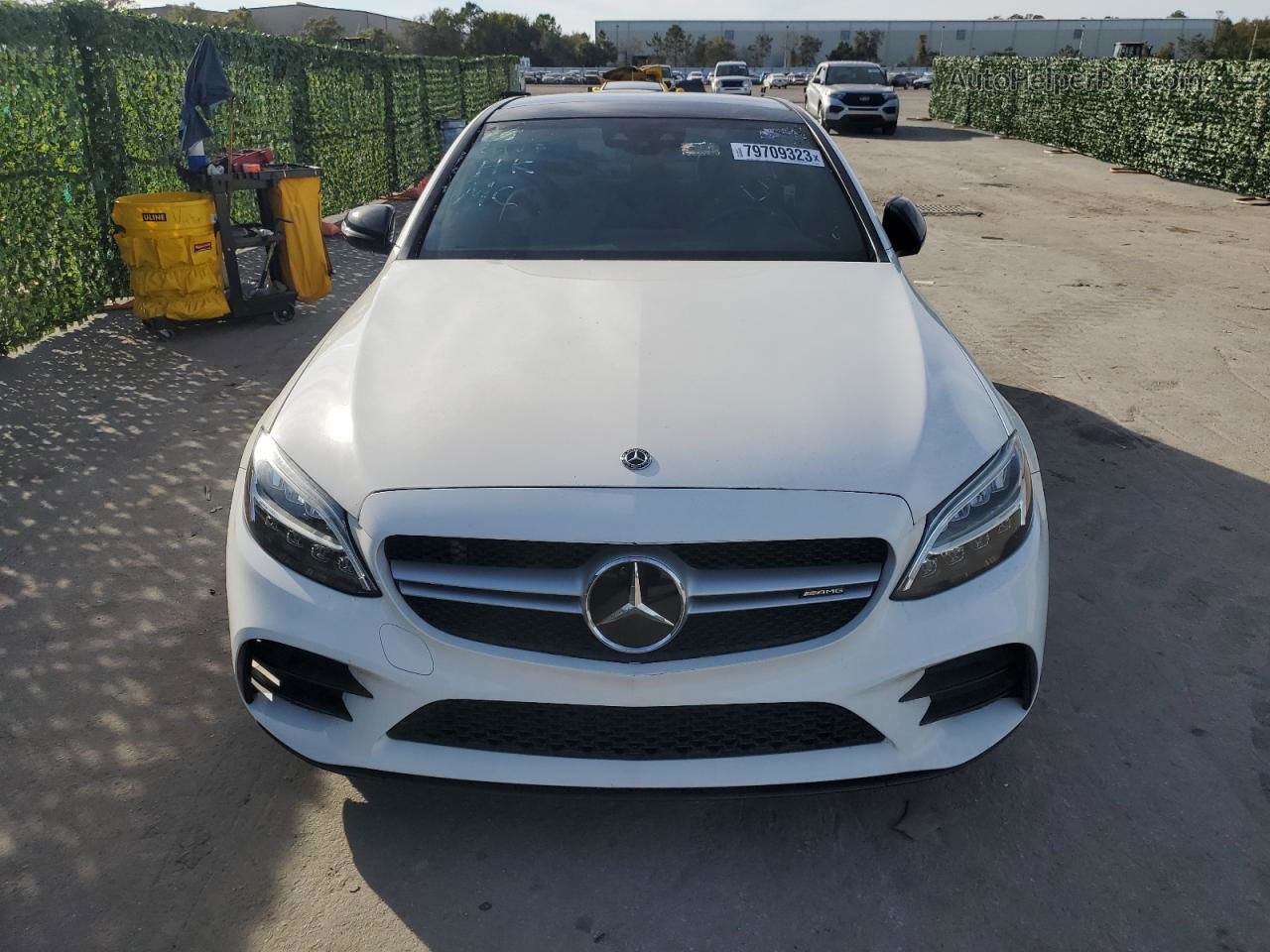 2019 Mercedes-benz C 43 Amg Белый vin: 55SWF6EB1KU294985