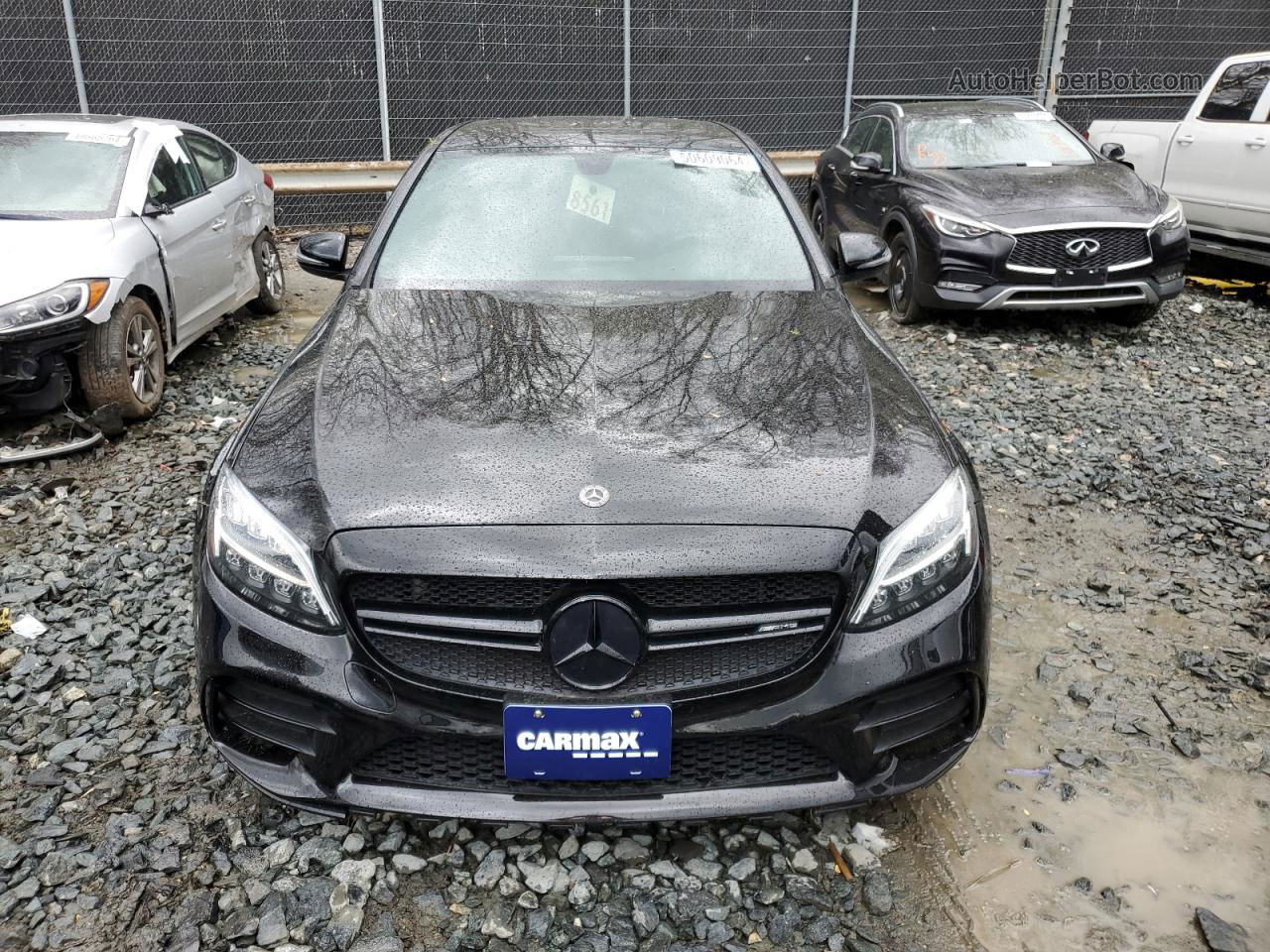 2019 Mercedes-benz C 43 Amg Black vin: 55SWF6EB2KU284479