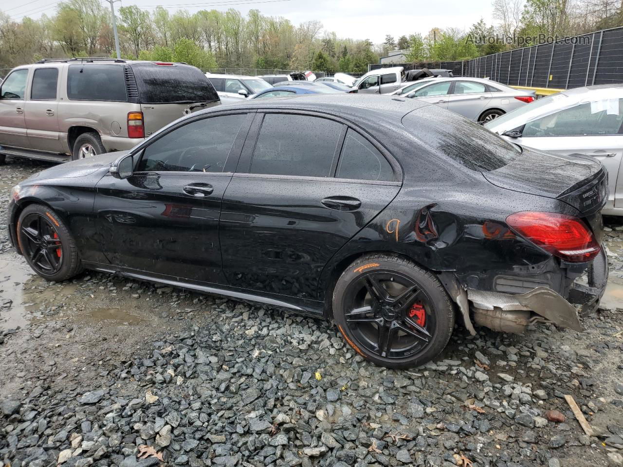 2019 Mercedes-benz C 43 Amg Black vin: 55SWF6EB2KU284479