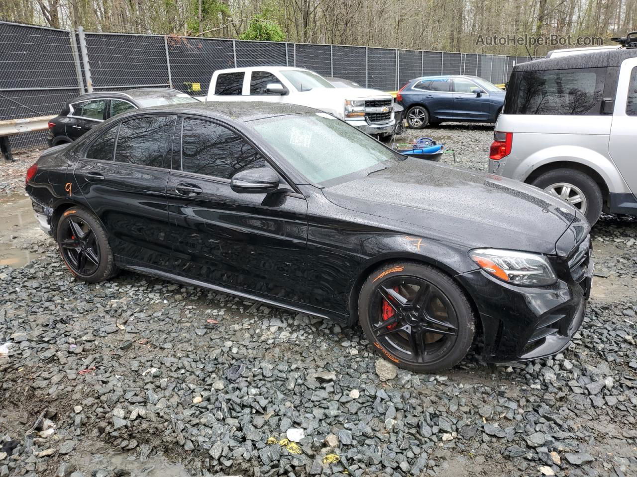 2019 Mercedes-benz C 43 Amg Black vin: 55SWF6EB2KU284479