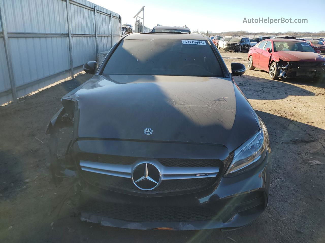 2019 Mercedes-benz C 43 Amg Black vin: 55SWF6EB2KU284918