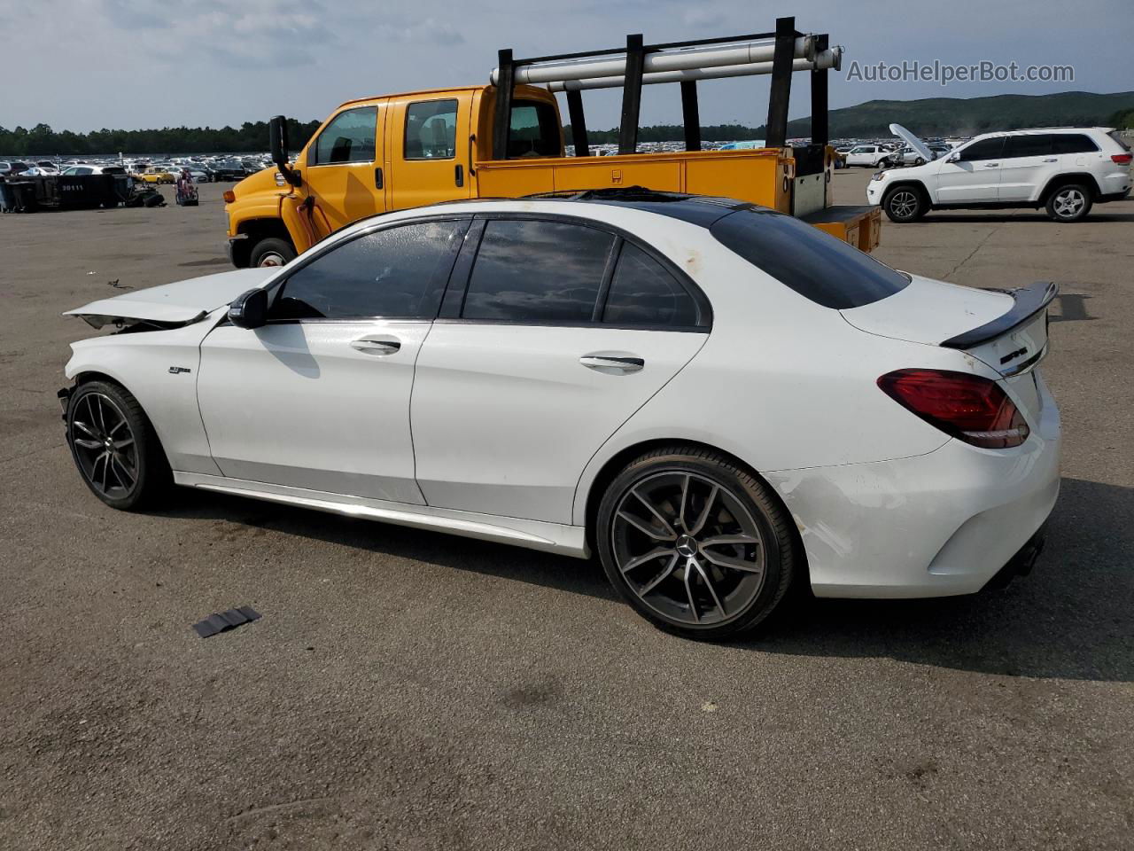 2019 Mercedes-benz C 43 Amg Белый vin: 55SWF6EB2KU289939