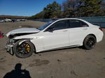 2019 Mercedes-benz C 43 Amg White vin: 55SWF6EB5KU309181