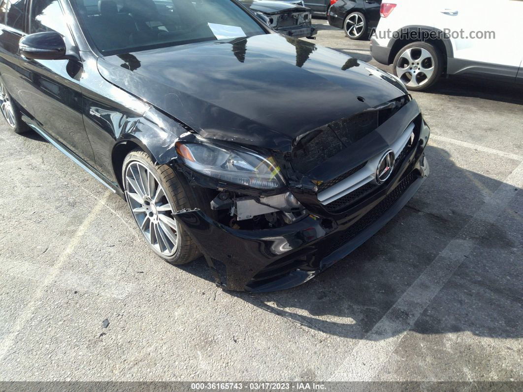 2019 Mercedes-benz C-class Amg C 43 Black vin: 55SWF6EB6KU294870