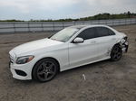 2015 Mercedes-benz C 400 4matic White vin: 55SWF6GB0FU035410