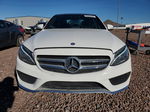 2015 Mercedes-benz C 400 4matic White vin: 55SWF6GB2FU032685