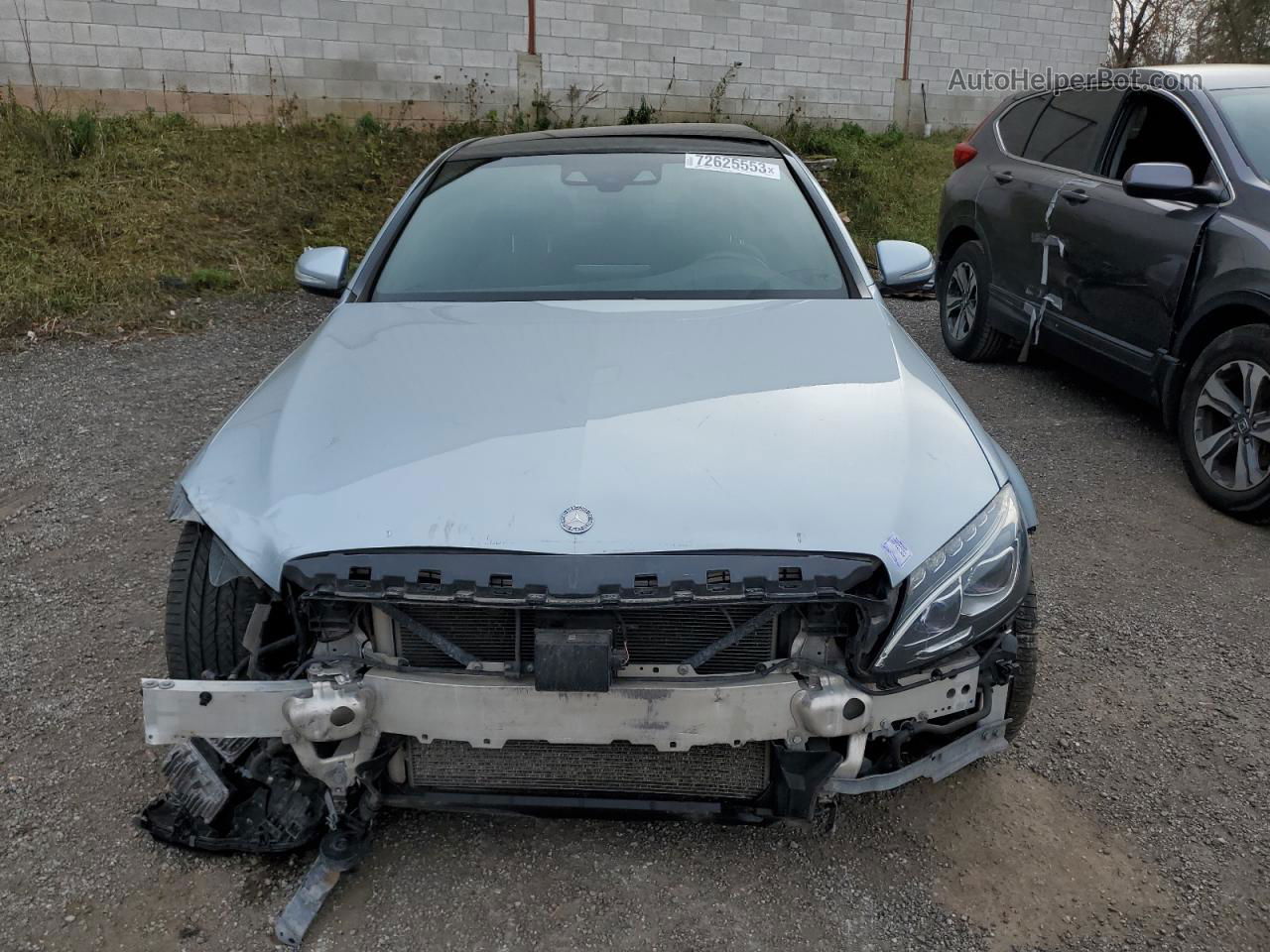 2015 Mercedes-benz C 400 4matic Silver vin: 55SWF6GB4FU055949