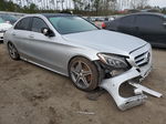 2015 Mercedes-benz C 400 4matic Серебряный vin: 55SWF6GB6FU028073