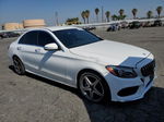 2015 Mercedes-benz C 400 4matic White vin: 55SWF6GB6FU034892