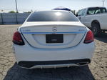 2015 Mercedes-benz C 400 4matic White vin: 55SWF6GB6FU034892