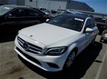 2019 Mercedes-benz C 300 White vin: 55SWF8DB0KU282890