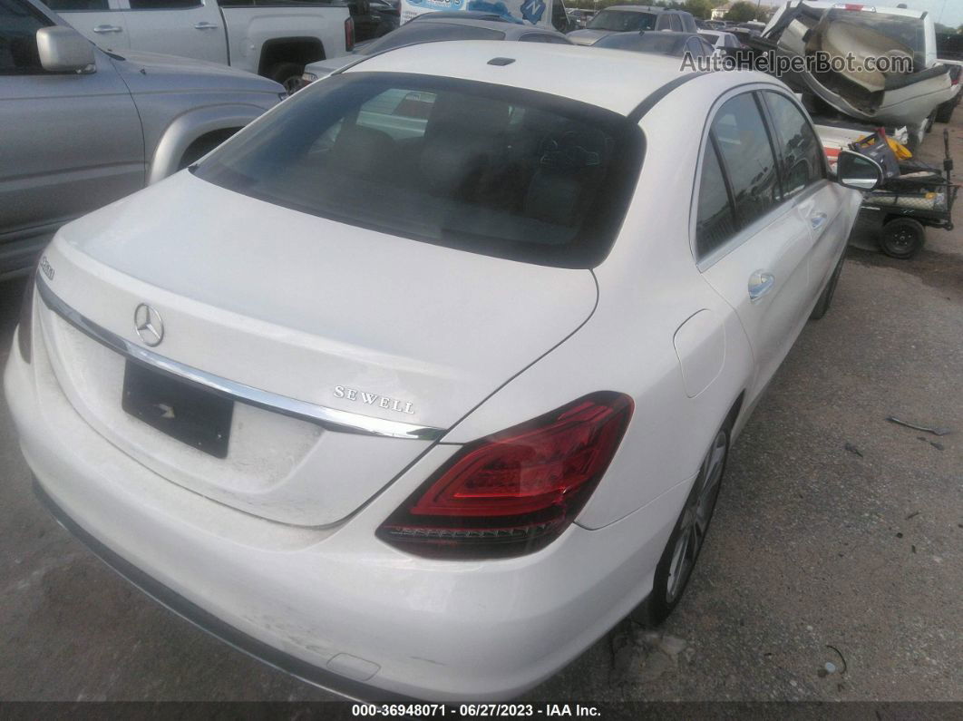 2019 Mercedes-benz C-class C 300 White vin: 55SWF8DB0KU284459